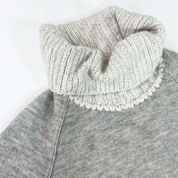 Sleeping On Snow Sweater Womens Small Gray Turtle Neck wool alpaca cabin cozy - Picture 3 of 12